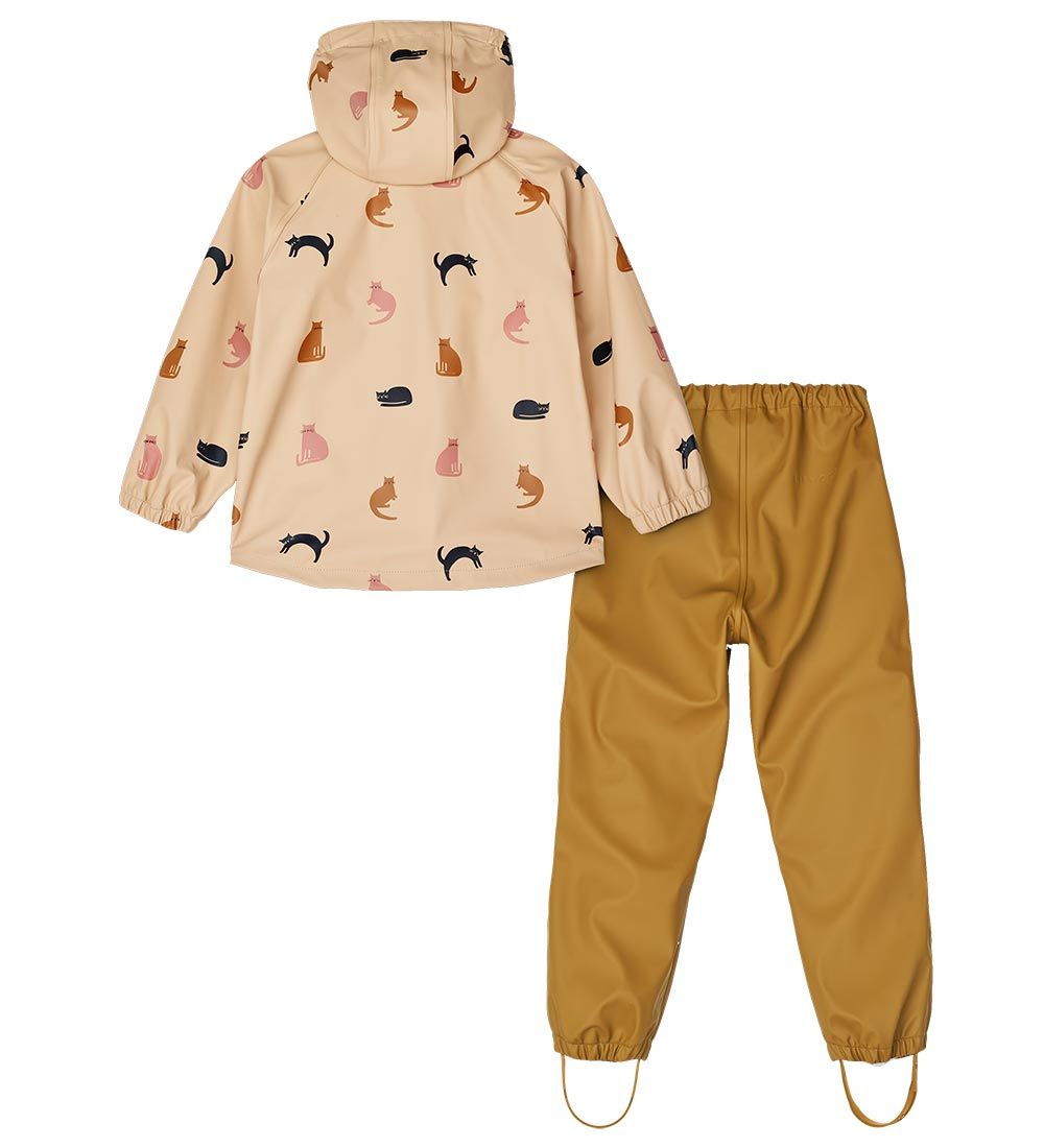 Liewood Rainwear - Moby - Miauw/Apple Blossom Mix