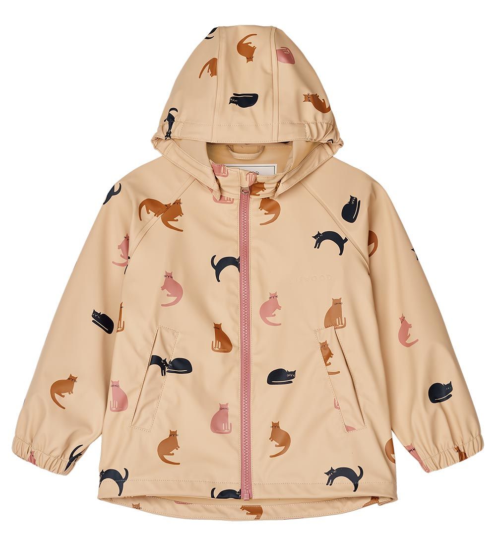 Liewood Rainwear - Moby - Miauw/Apple Blossom Mix