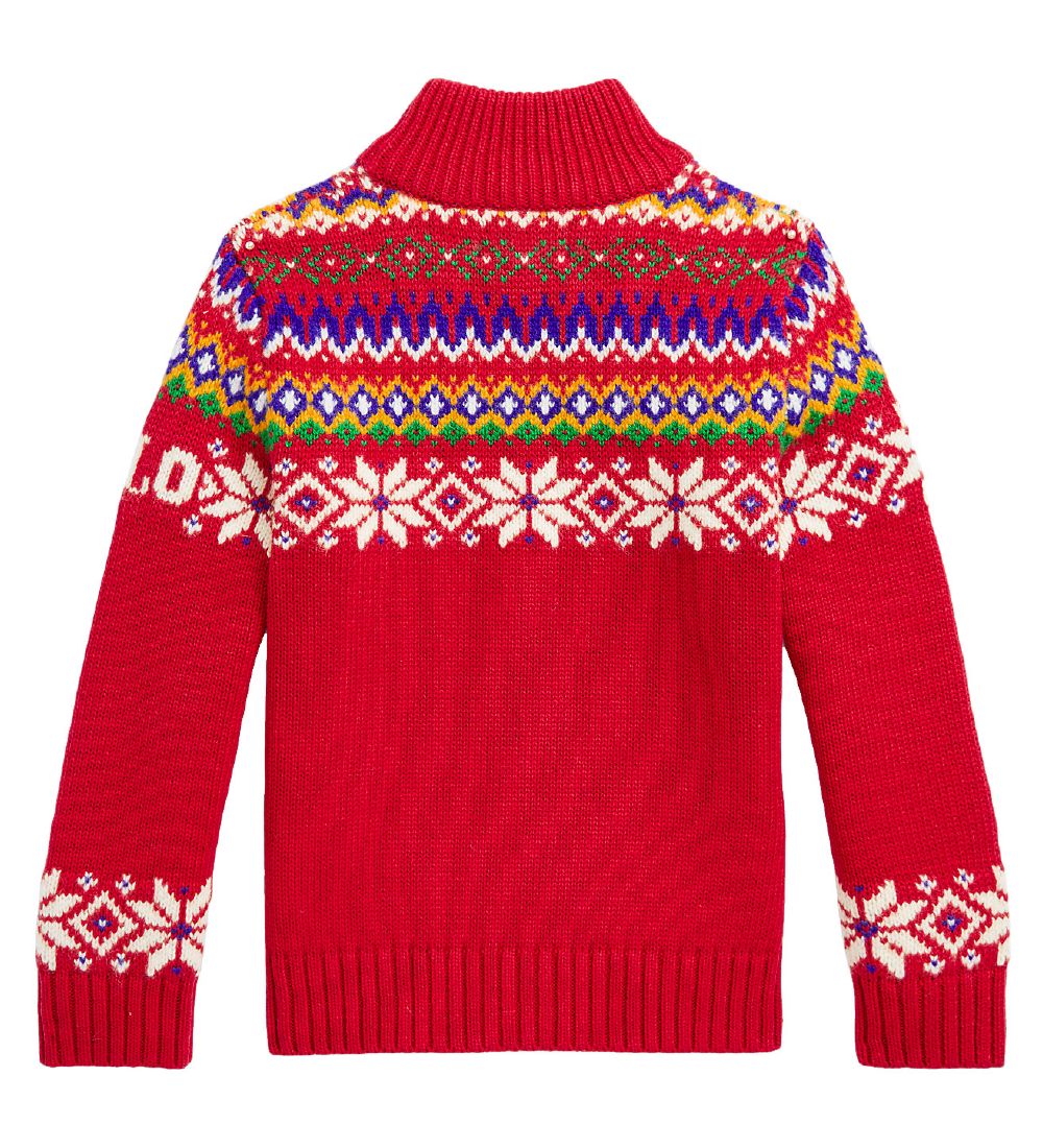 Polo Ralph Lauren Cardigan - Cotton/Wool - Classic IV - Red w. M