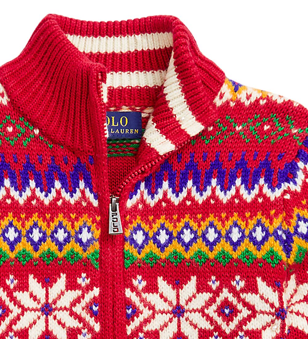 Polo Ralph Lauren Cardigan - Cotton/Wool - Classic IV - Red w. M