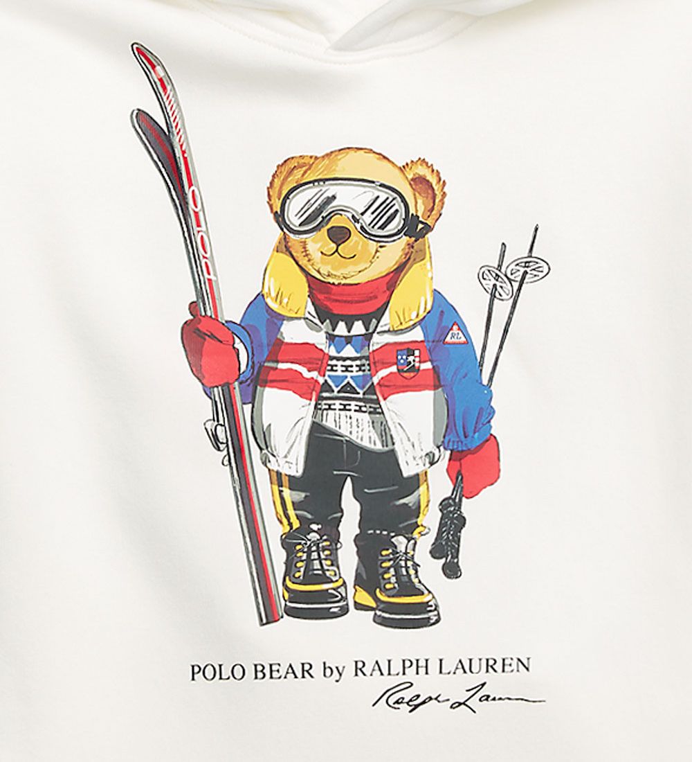 Polo Ralph Lauren Hoodie - Classic IV - White w. Soft Toy