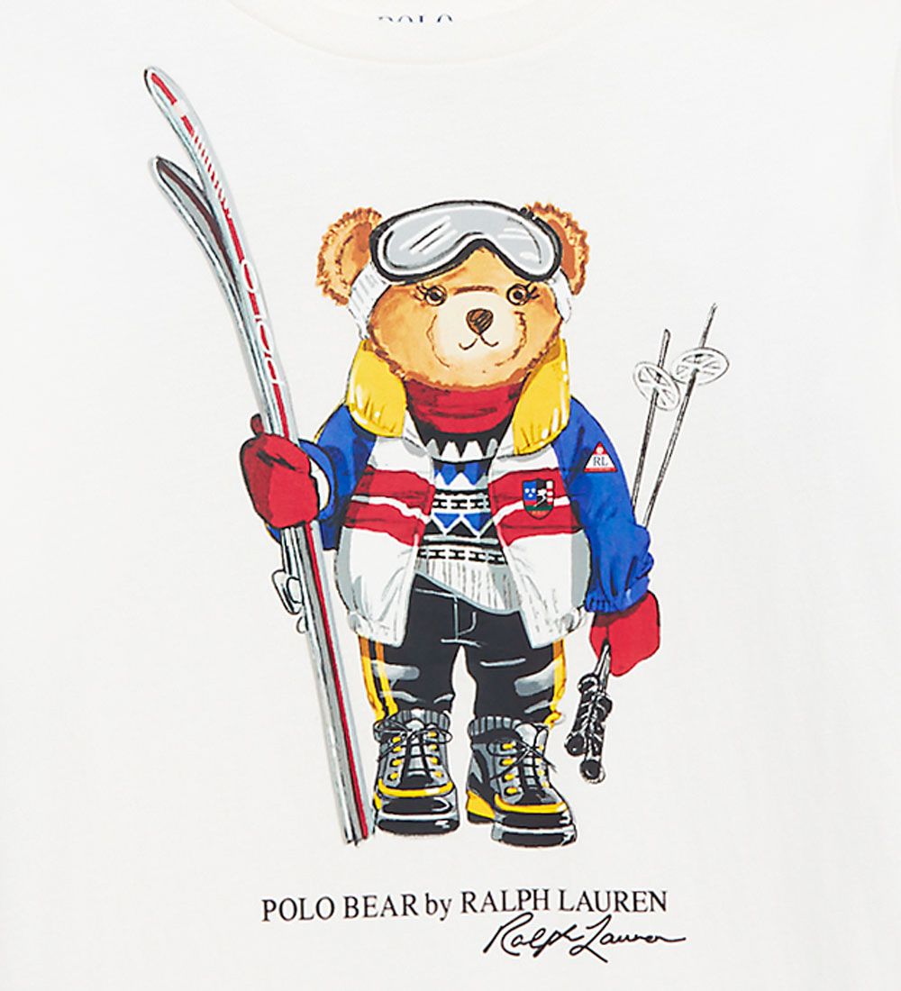 Polo Ralph Lauren Blouse - White w. Soft Toy