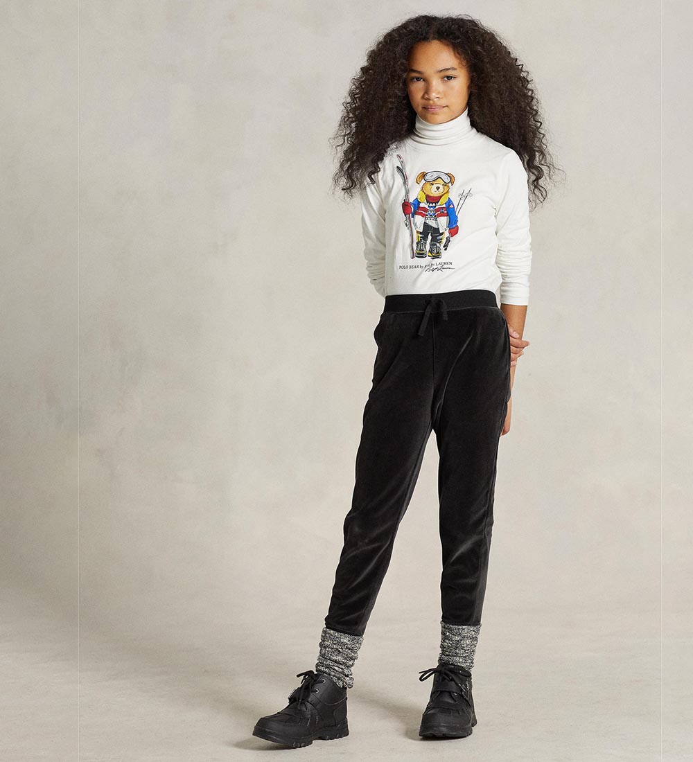 Polo Ralph Lauren Blouse - White w. Soft Toy