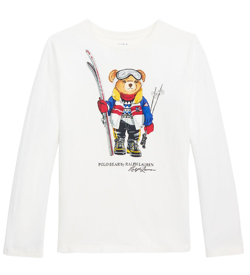 Polo Ralph Lauren Blouse - White w. Soft Toy