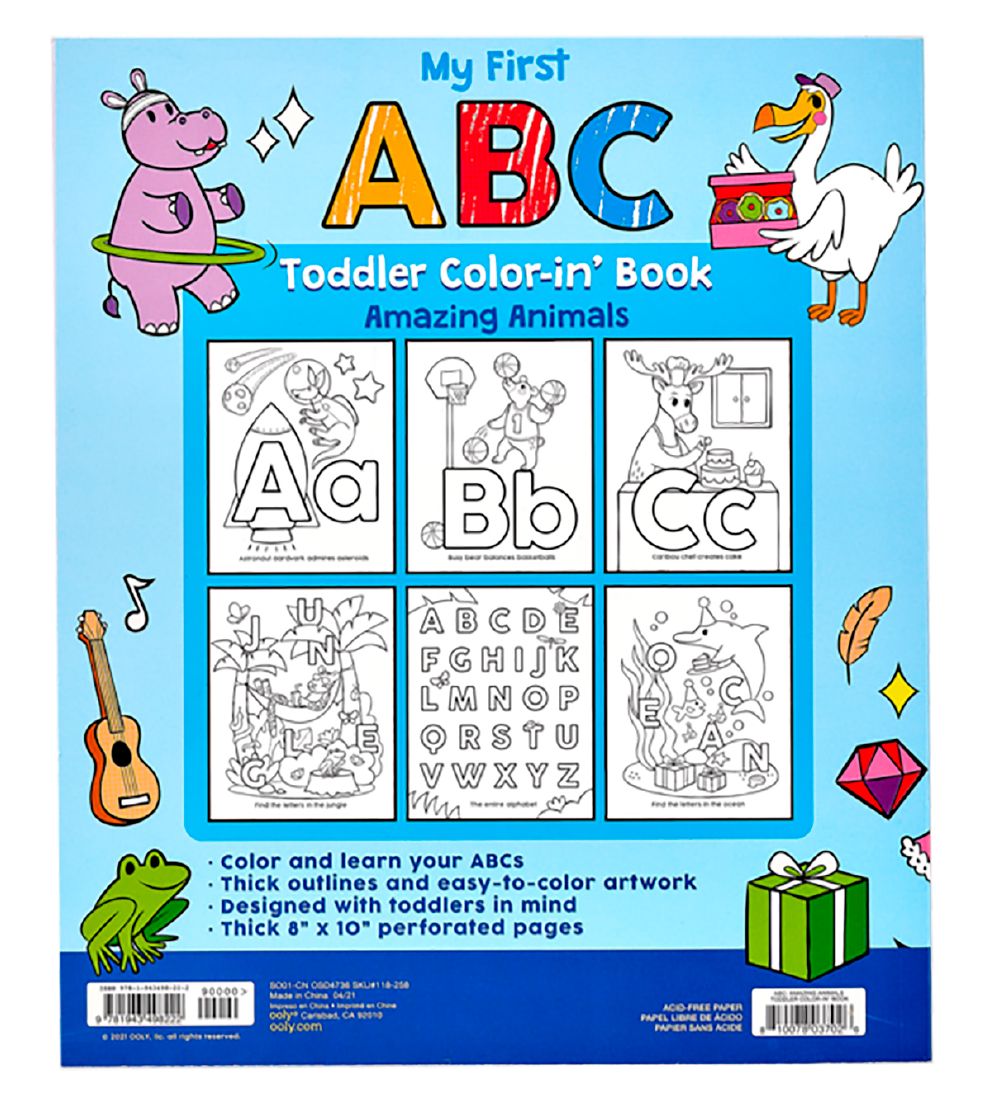 Ooly Colouring Book - My First - Amazing Animals