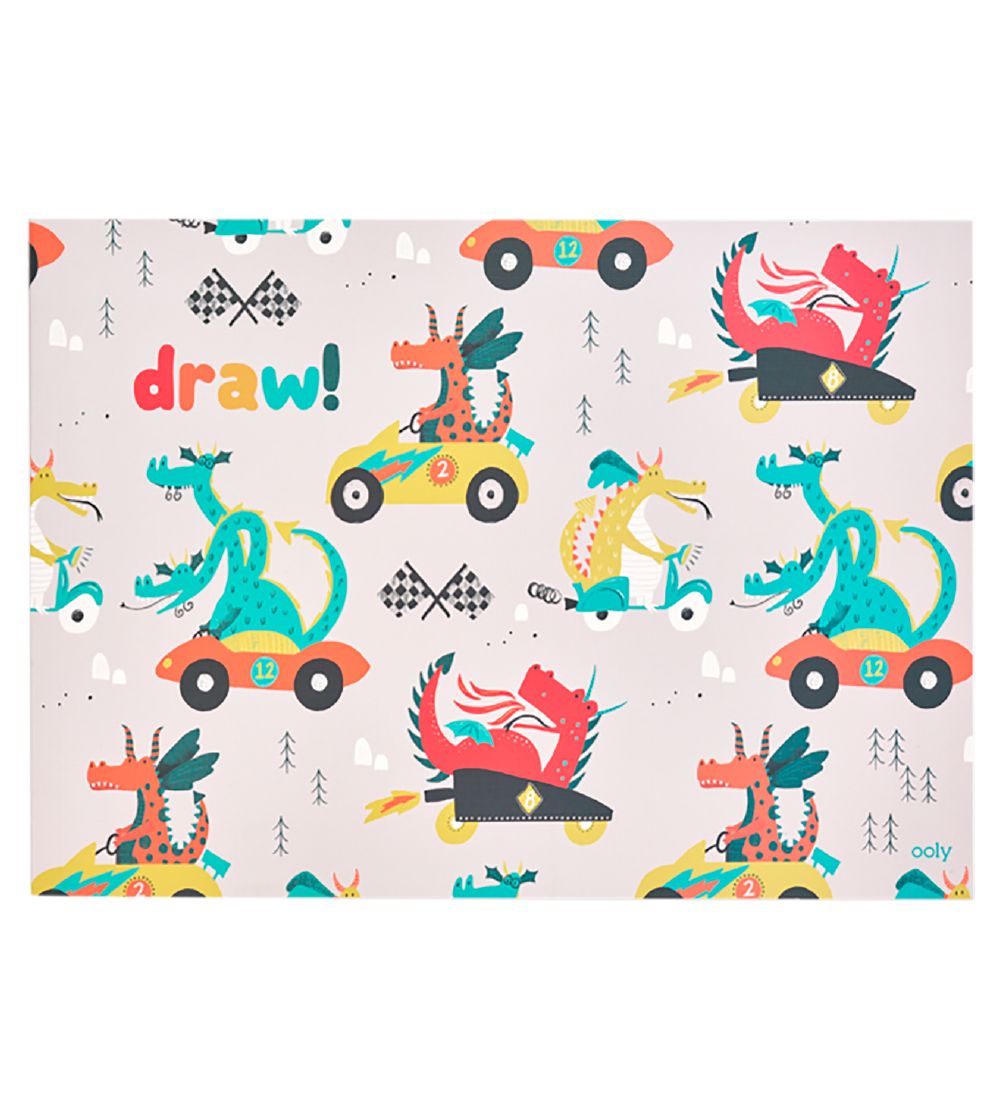 Ooly Sketchbook - Dragon Racetrack - 2-Pack