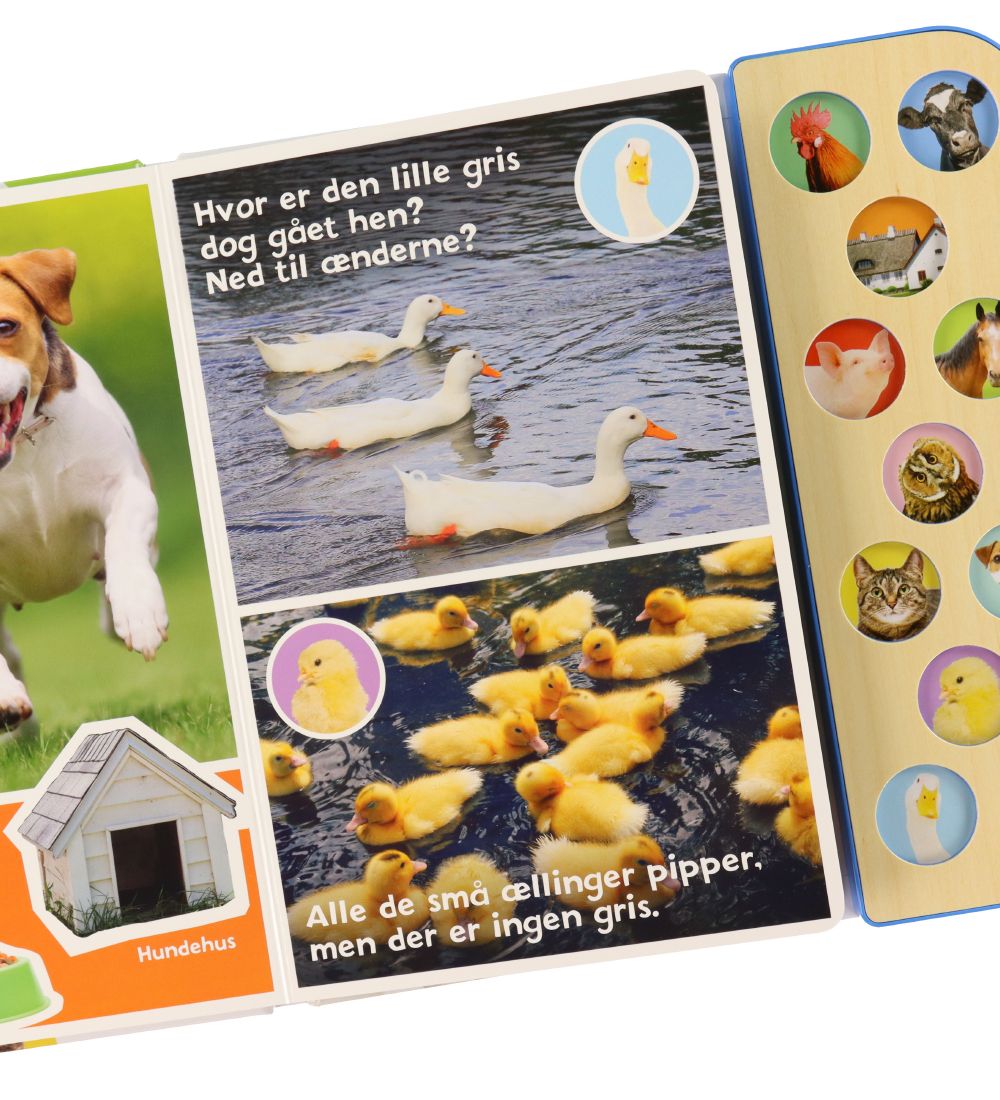 Alvilda Book w. Sound - My Farm With Sound - Danish