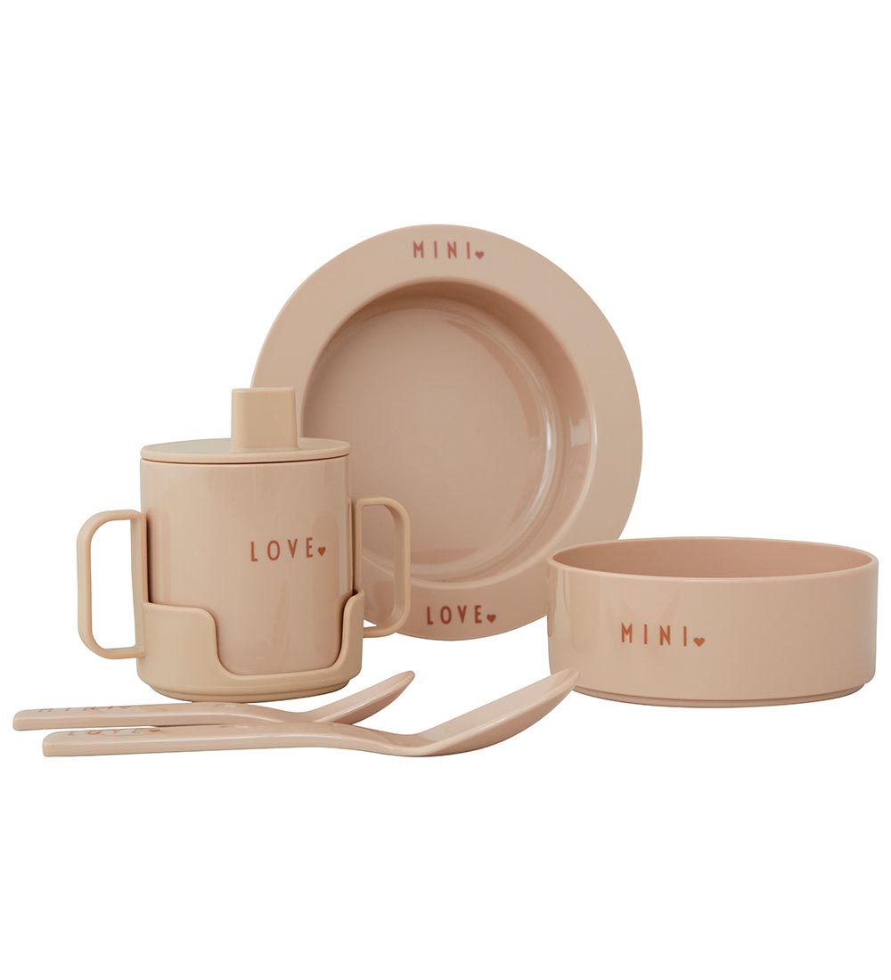 Design Letters Dinner Set - Tritan - 5 Parts - Mini Favorite - B