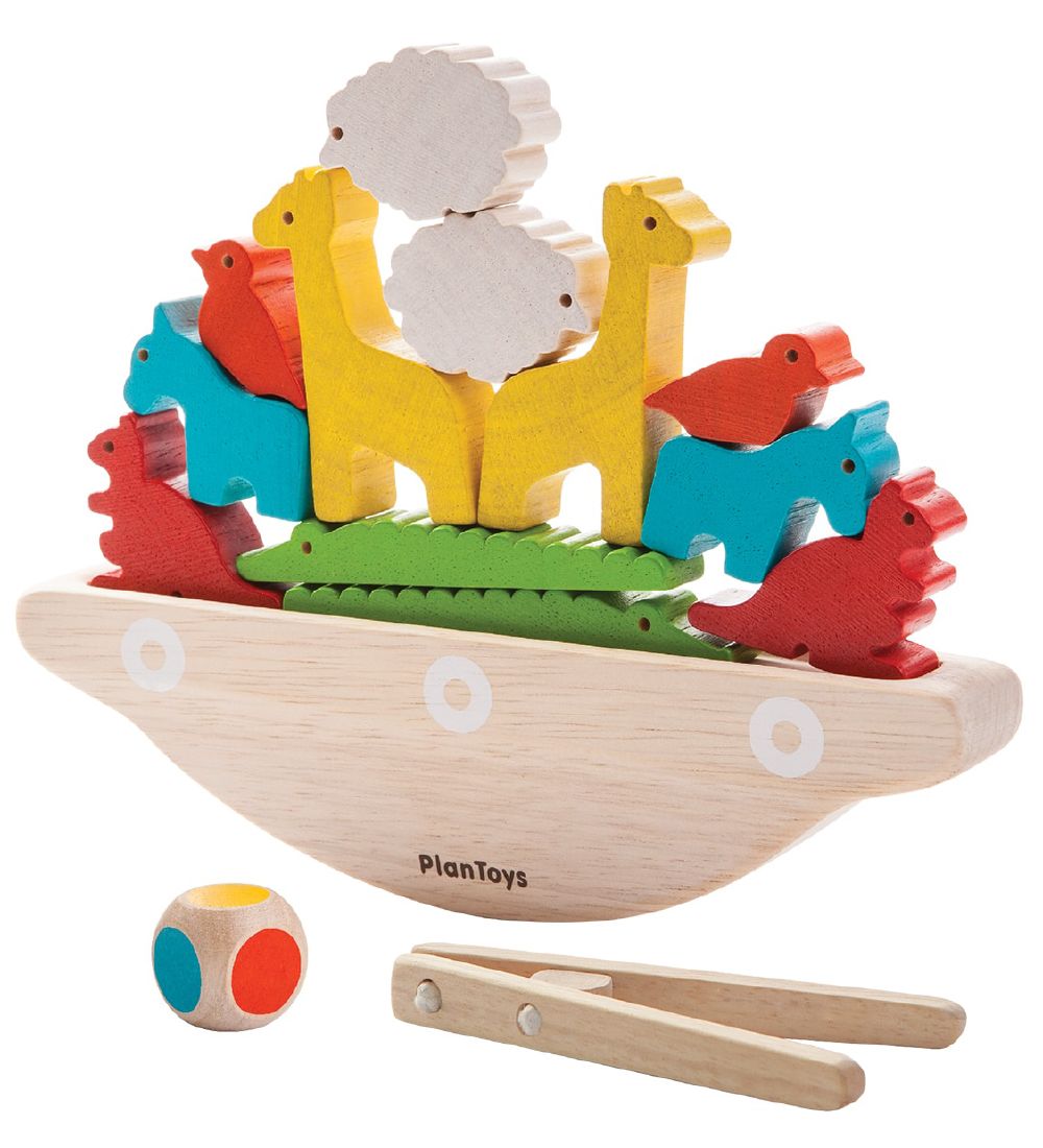 PlanToys Wooden Toy - Balancing boat