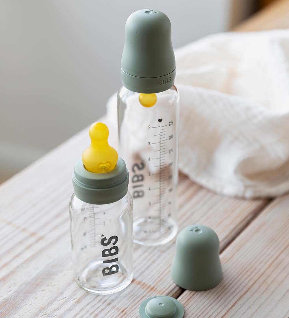 BIBS Bottle teat Set - 5 Parts - Slow Flow - Natural Rubber - Sa