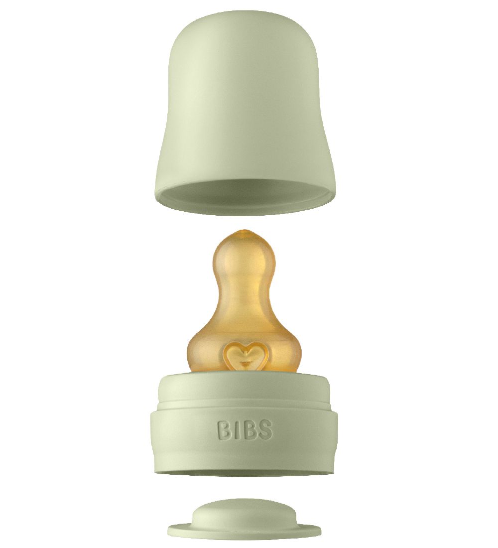 BIBS Bottle teat Set - 5 Parts - Slow Flow - Natural Rubber - Sa