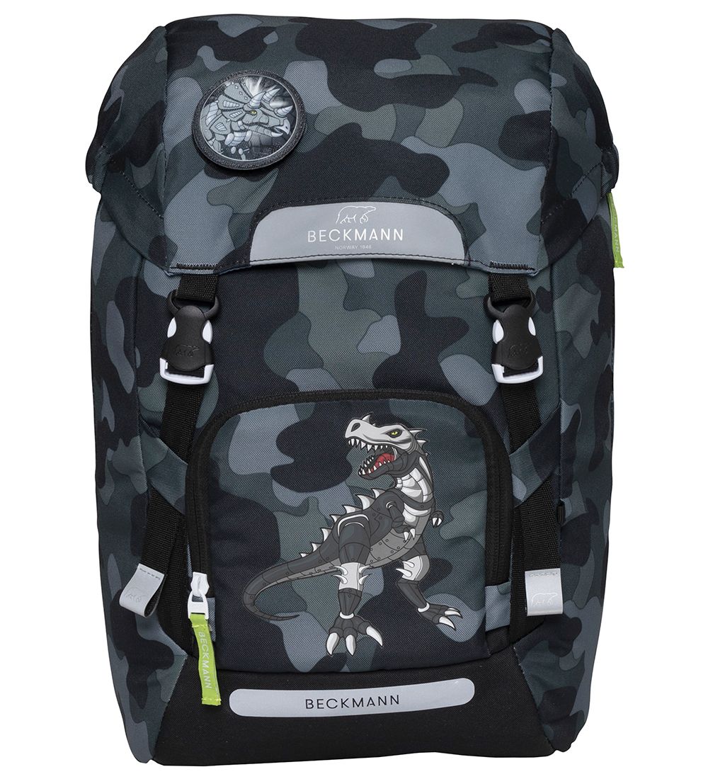 Beckmann Skólataska - Classic Maxi - Camo Rex