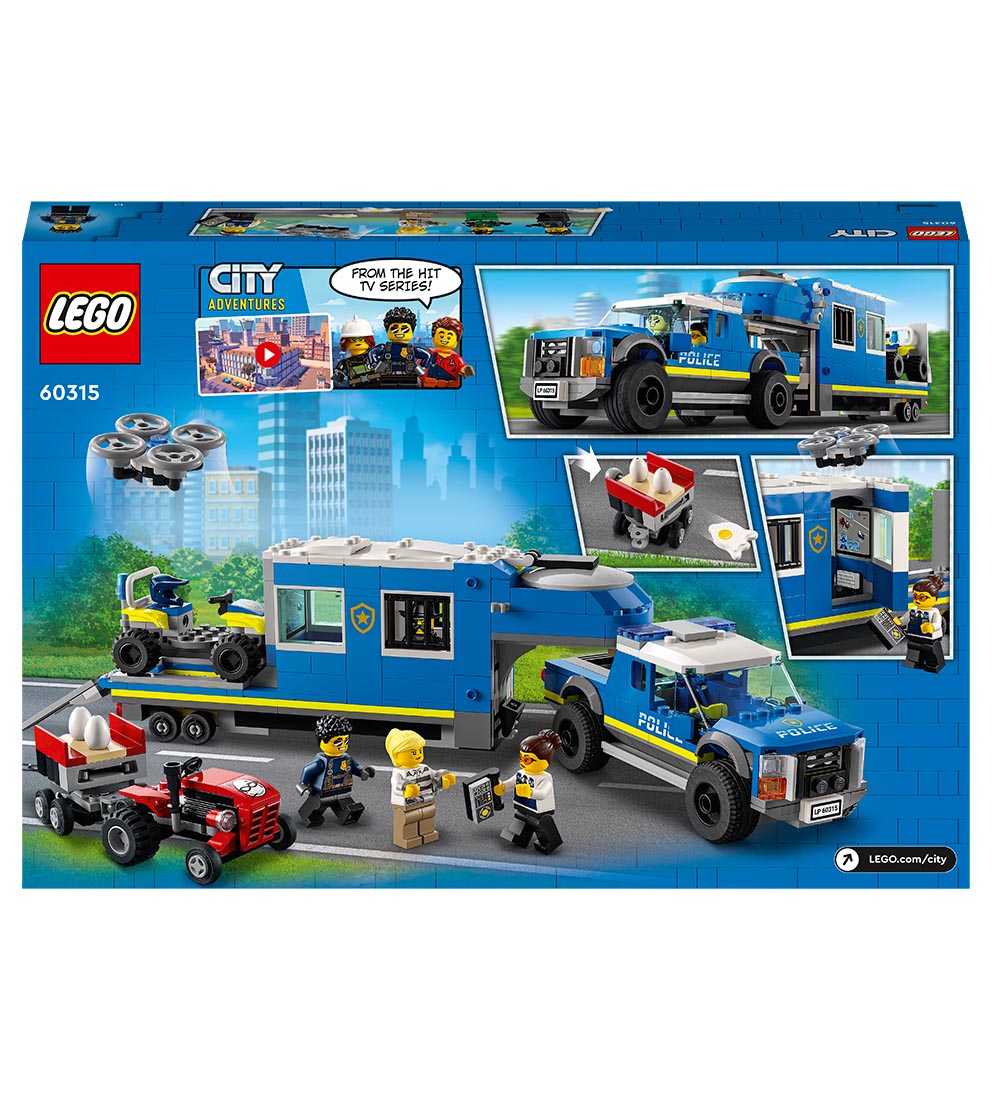 LEGO City - Police Mobile Command Truck 60315 - 436 Parts