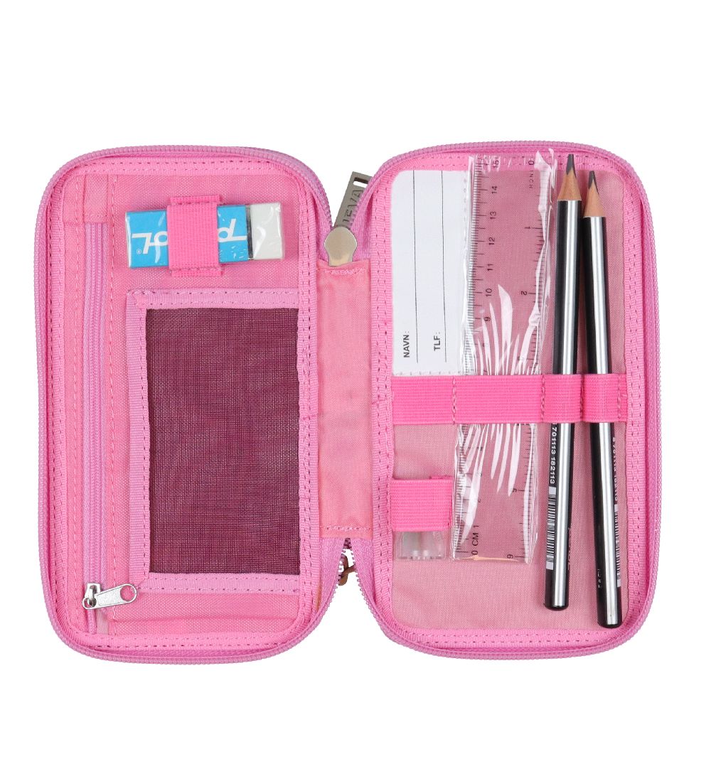 Jeva Pencil Case w. Contents - Twozip - Mermazing