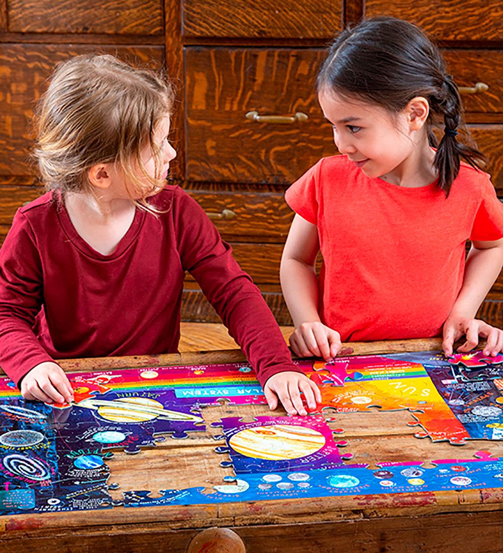 Eeboo Puzzle Game - 100 Bricks - Solar System