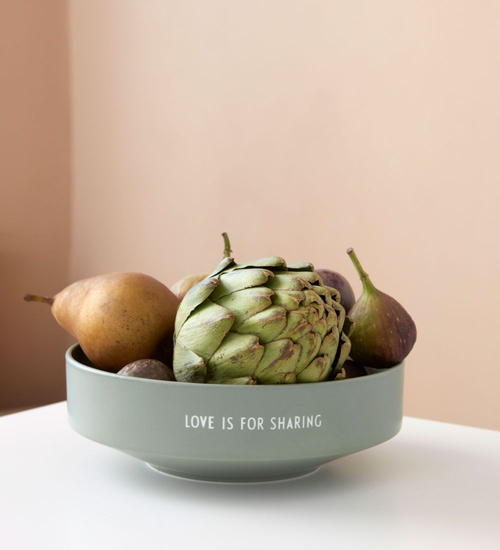 Design Letters Bowl - Medium - Favorite - Soft Green