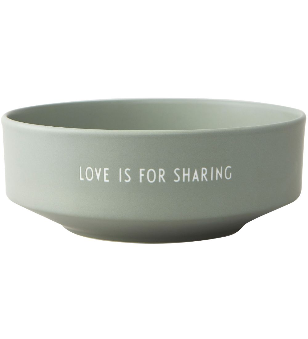 Design Letters Bowl - Medium - Favorite - Soft Green