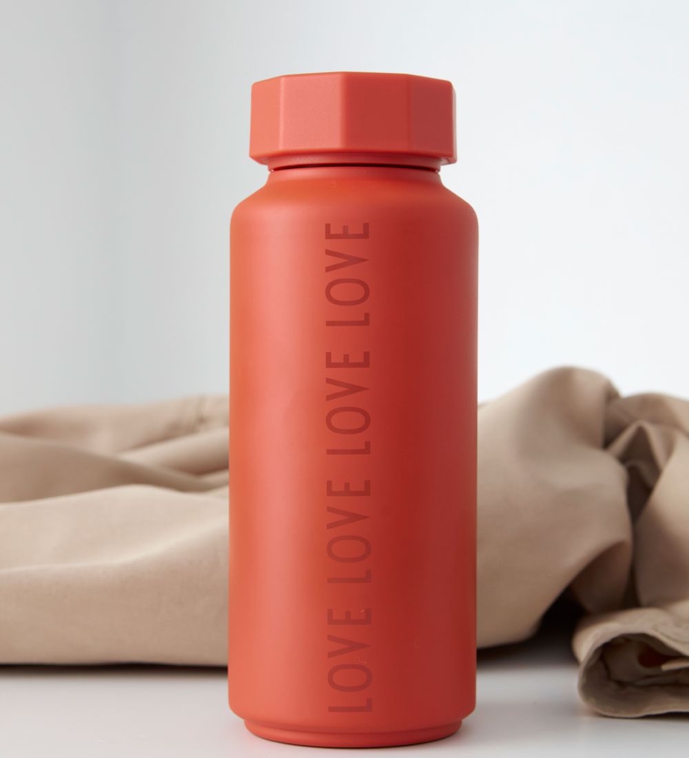 Design Letters Thermo Bottle - Love - 500 mL - Terracotta