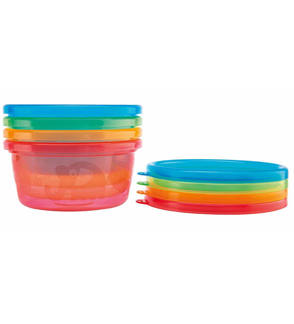 Nuby Food containers w. Spoons - 4 pcs.