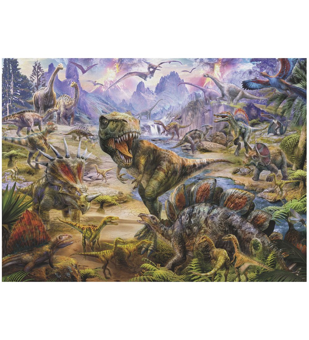 Ravensburger Puzzle Game - 300 Bricks - Dinosaur World