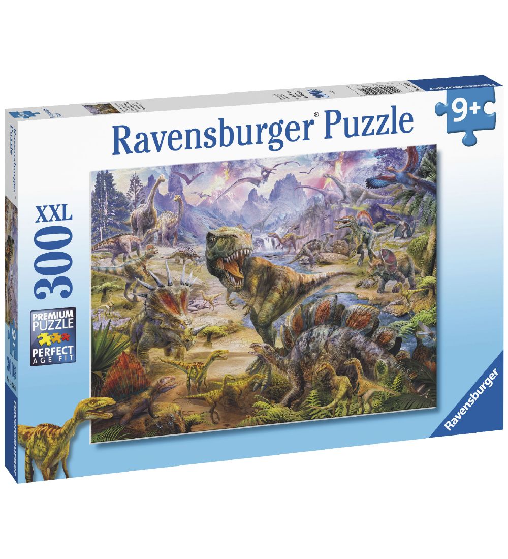 Ravensburger Puzzle Game - 300 Bricks - Dinosaur World