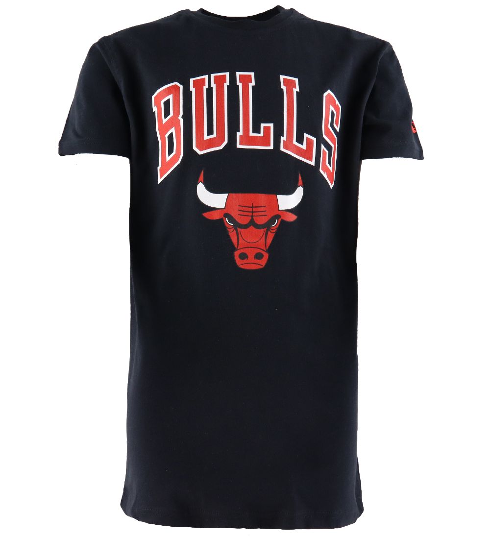 New Era T-Shirt - Chicago Bulls - Schwarz