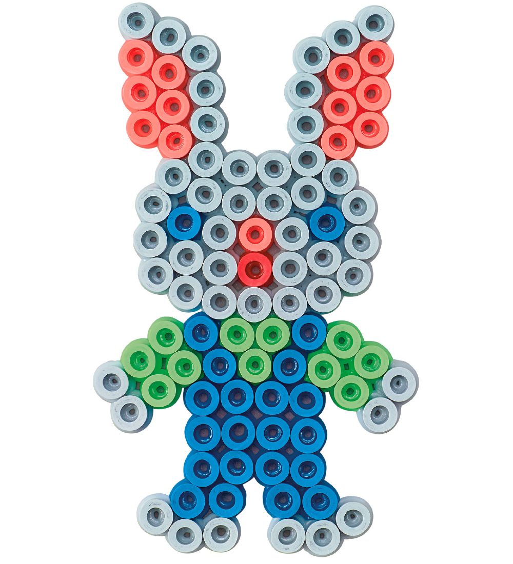 Hama Maxi Beads - 3000 pcs + 3 Plates - Multicolour