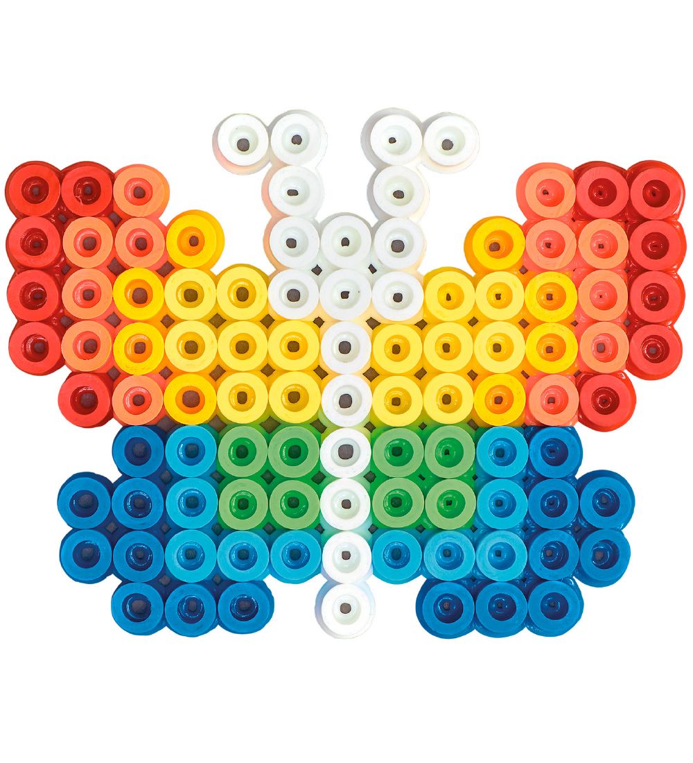 Hama Maxi Beads - 3000 pcs + 3 Plates - Multicolour