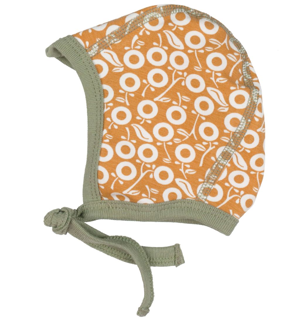 Bonnet de Bébé Katvig - Jaune av. Pommes