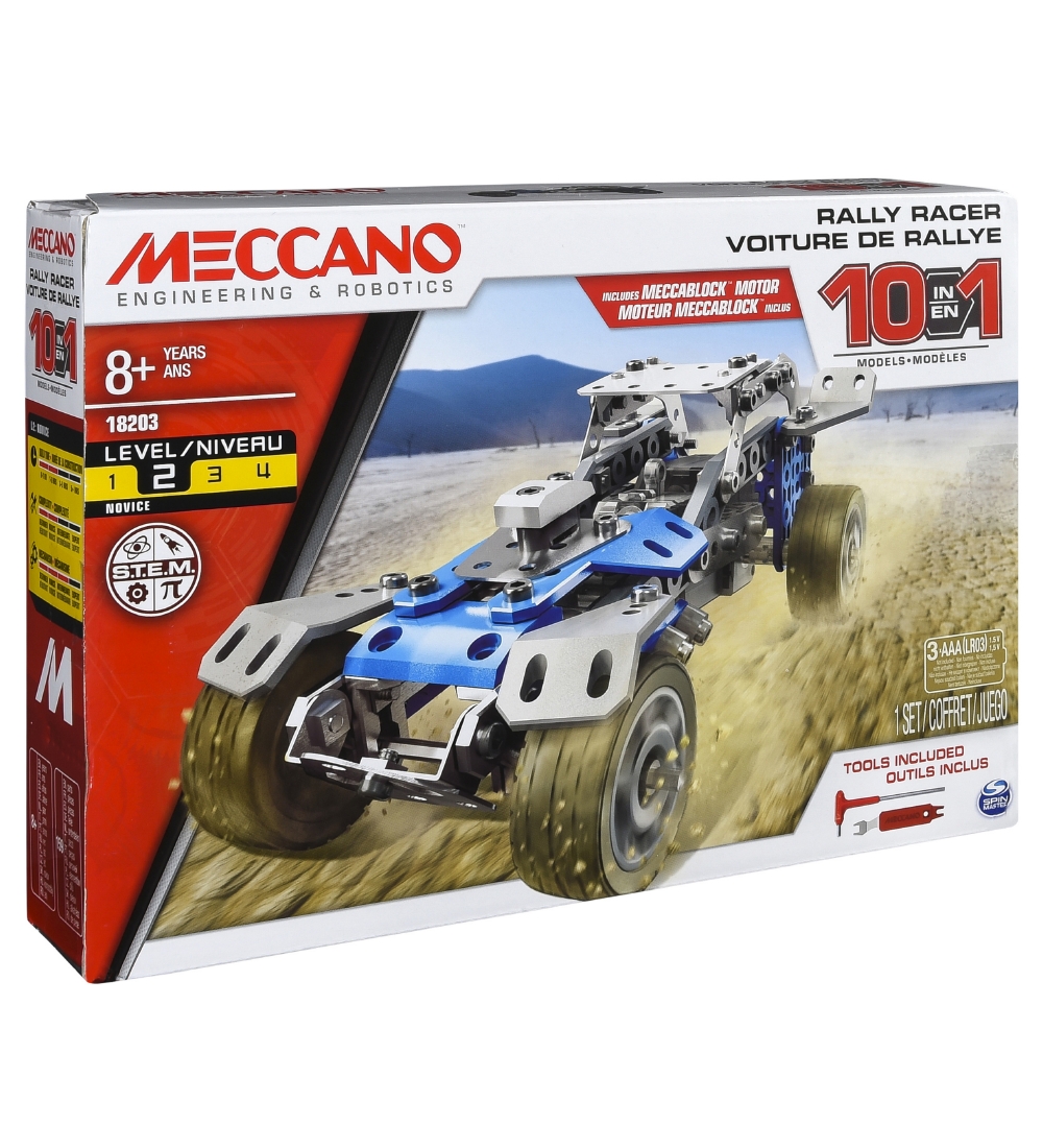 Meccano Playset - 10 in 1 - Rally Racer