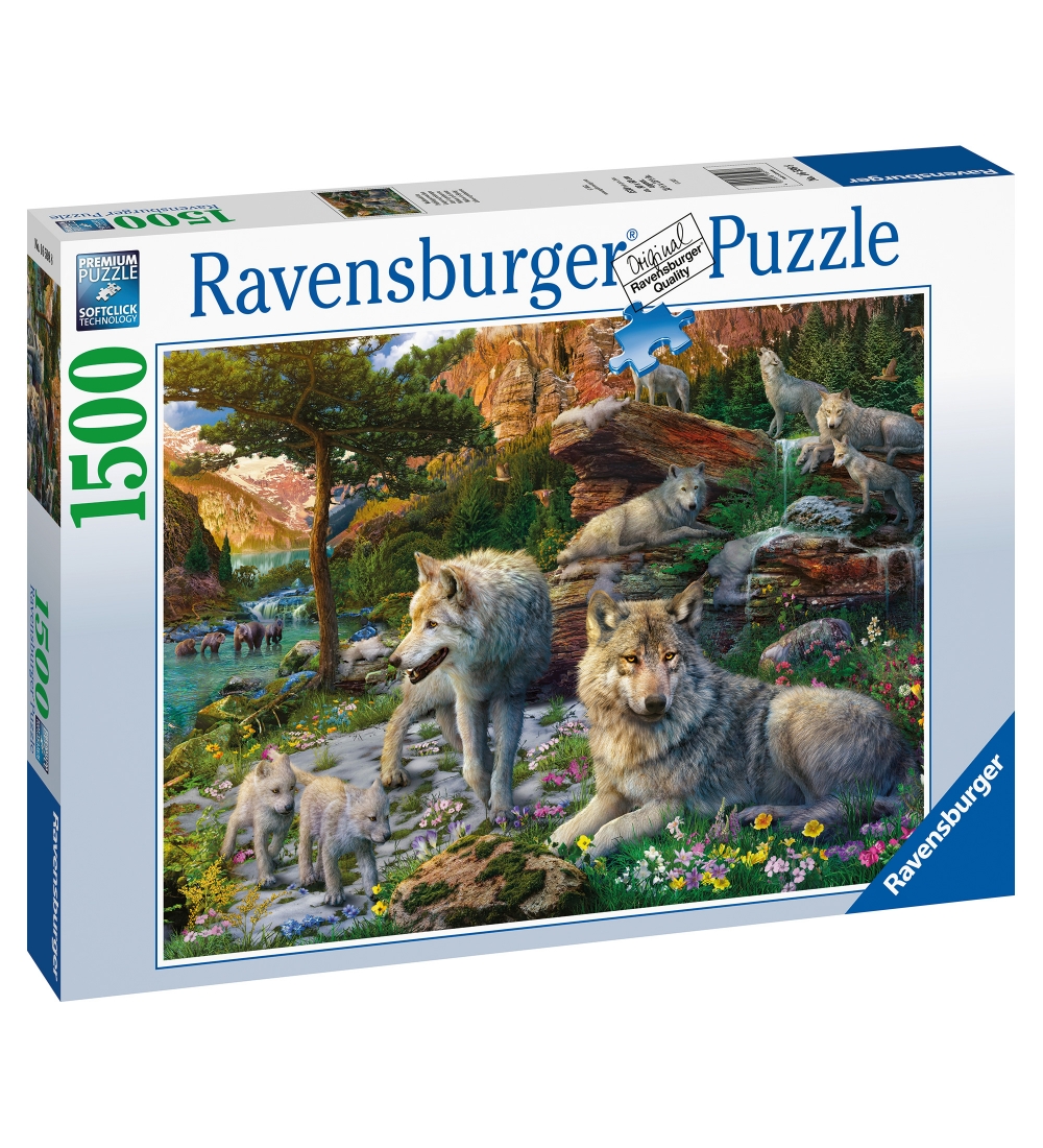 Ravensburger Puzzle - 1500 Pieces - Wolves In Spring