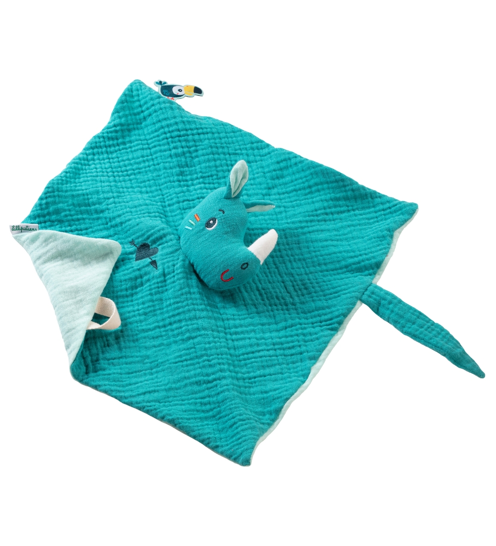 Doudou Lilliputiens - 32x32 cm - Marius - Bleu Clair