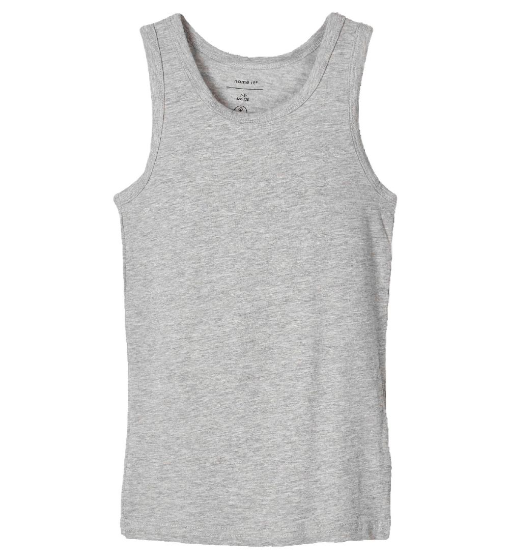 Name It Undershirts - Noos - NkmTanktop - 2-pack - Grey Melange