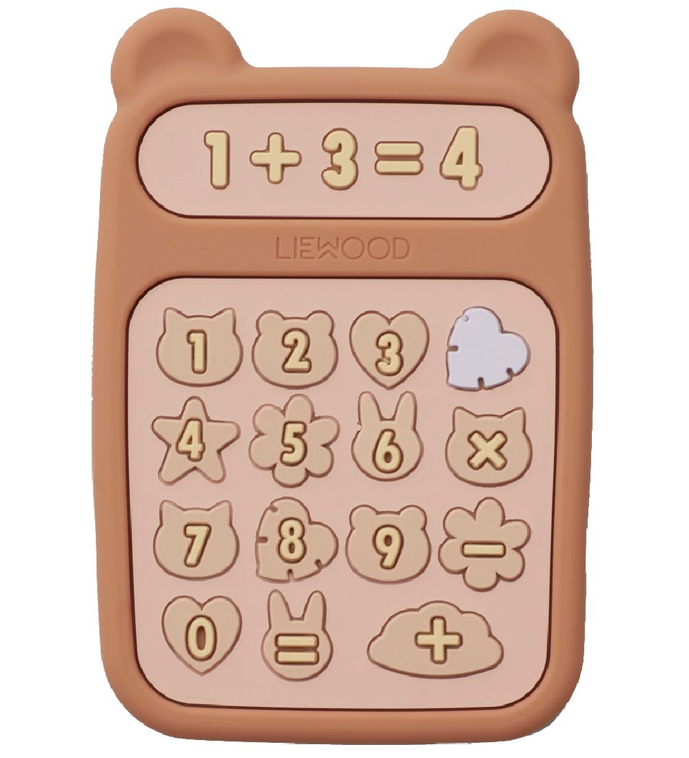 Liewood Teething Toy - Niels - Calculator - Tuscany Rose Multi M