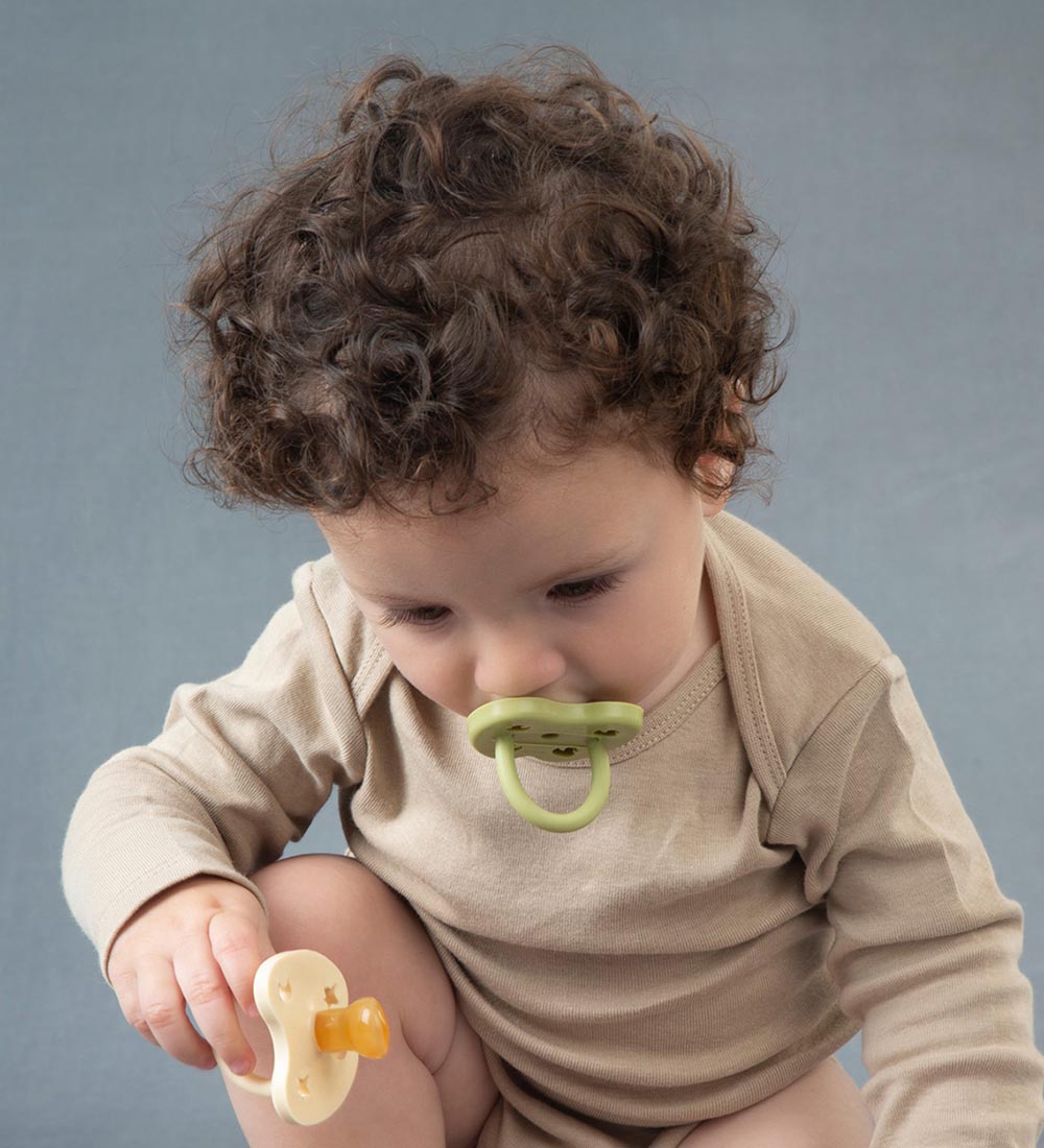 Hevea Pacifiers - 3-36 Mths. - 2-Pack - Natural Rubber - Hunter