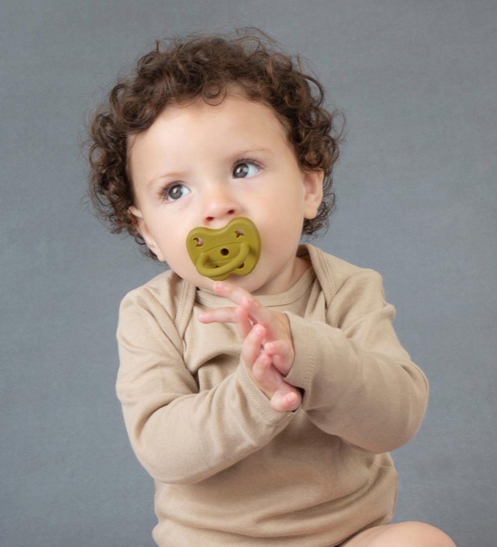 Hevea Pacifiers - 3-36 Mths. - 2-Pack - Natural Rubber - Hunter