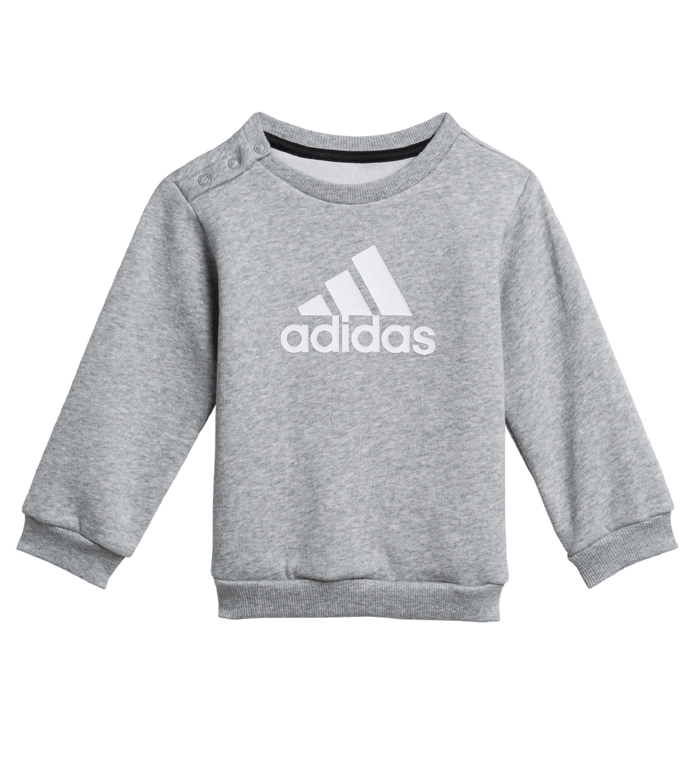 adidas Performance Sweatset - Bos - Grey Melange/White