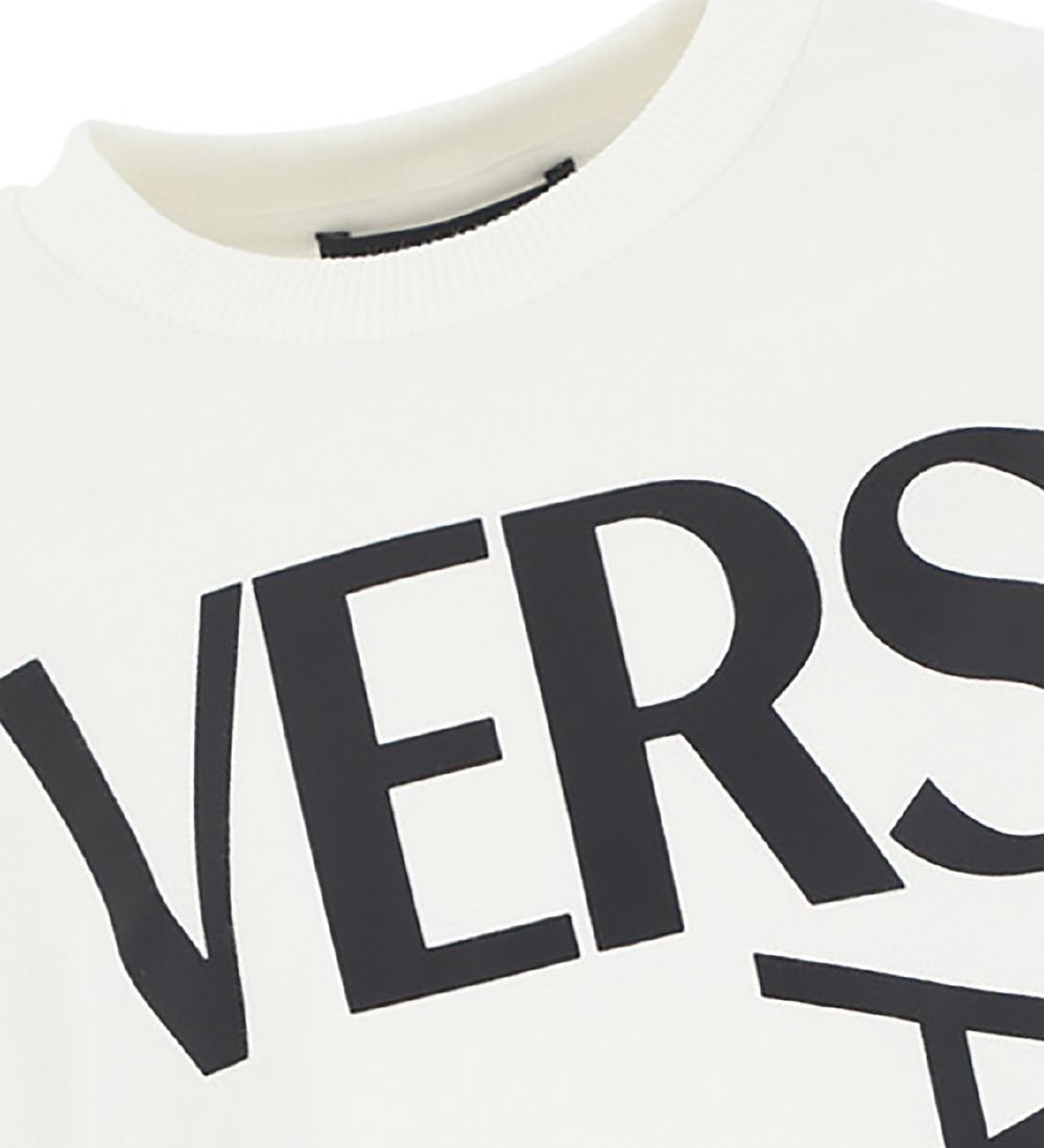 Versace Sweatshirt - Logo - White/Black