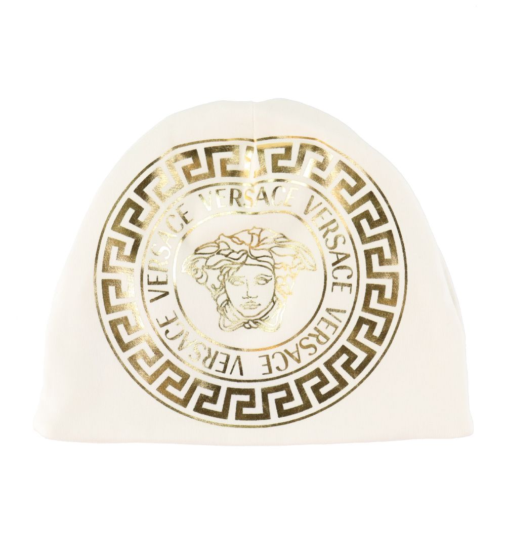 Versace Gift Box - Jumpsuit/Hat - 3-pack - Medusa - White/Gold