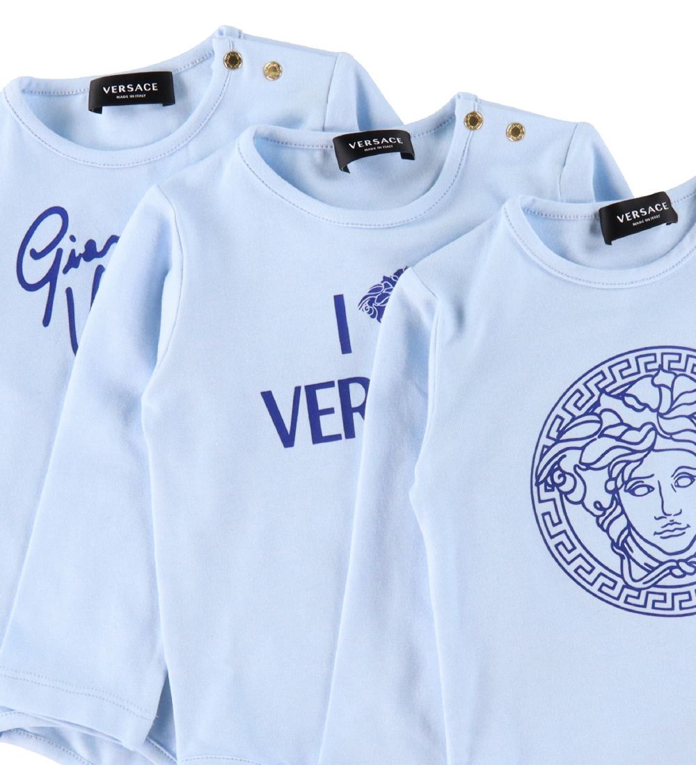 Versace Geschenkbox - Bodies l/ä - 3er-Pack - Baby Blue