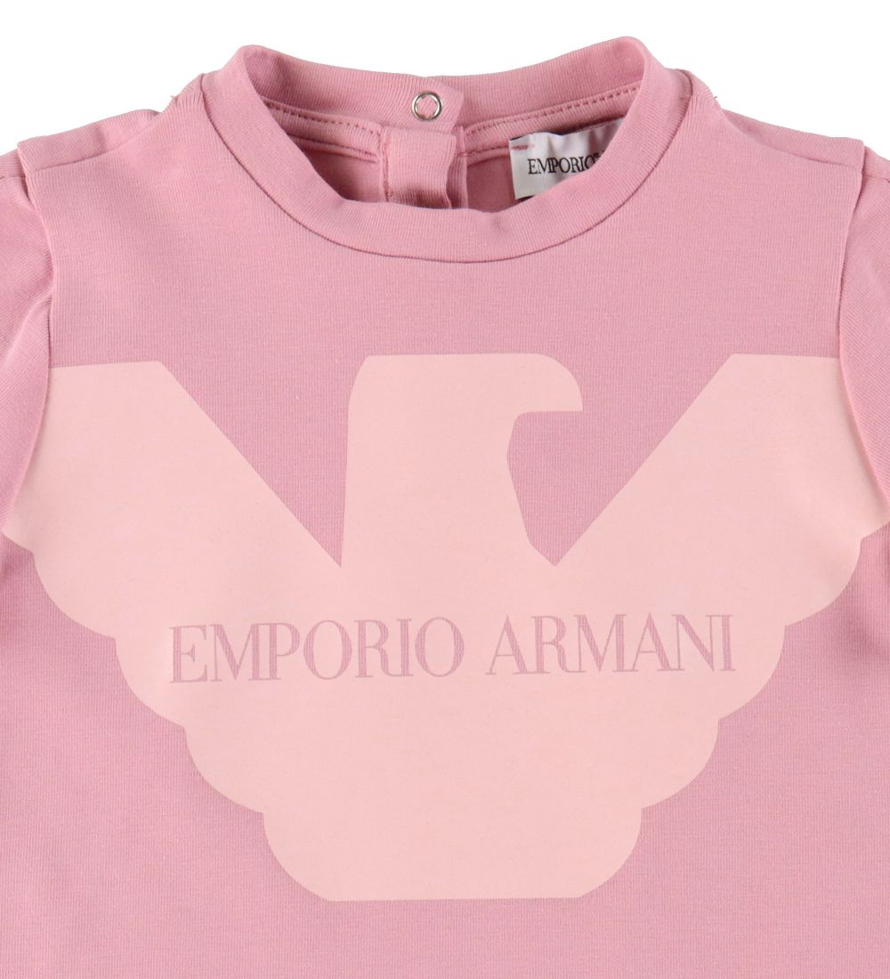 Emporio Armani T-shirt - Pink w. Logo