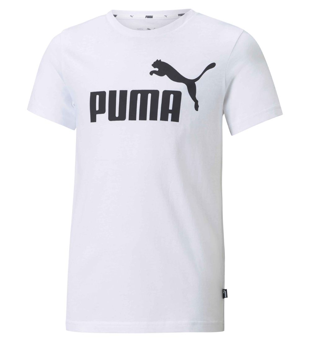 Puma T-Shirt - Weiß m. Logo