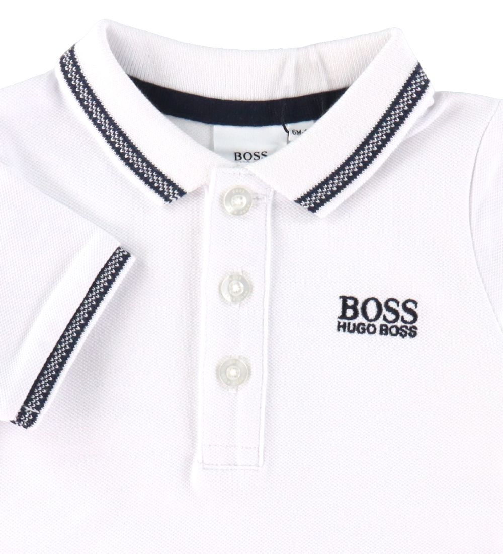 BOSS Polo - Perm - White