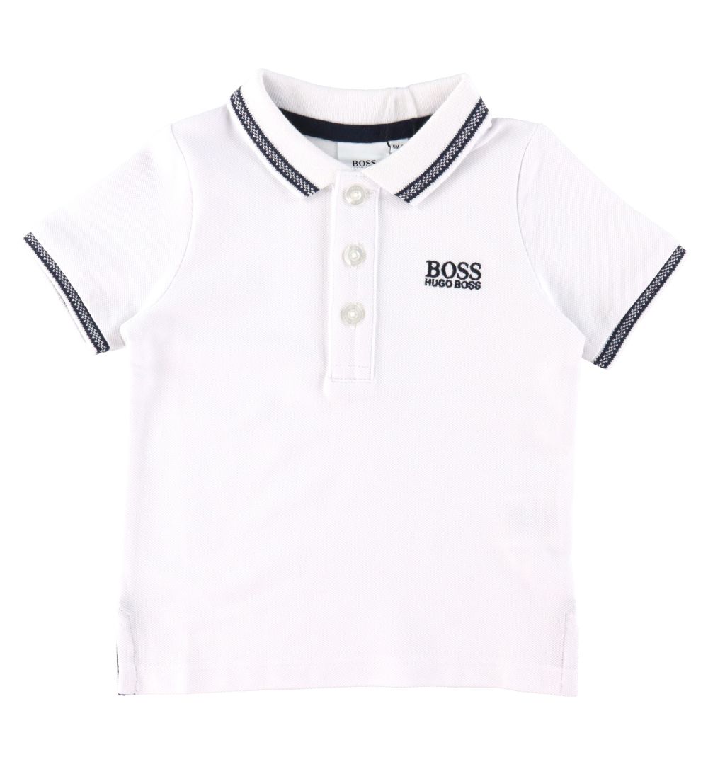 BOSS Polo - Perm - White