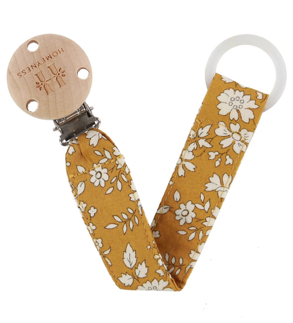 Homeyness Pacifier Clip - Capel Mustard