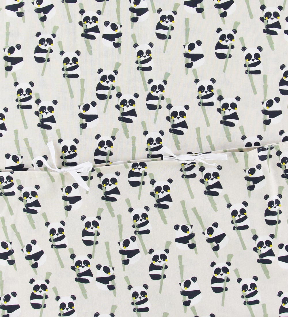 Nørgaard Madsens Beddengoed - Baby - Beige m. Panda's