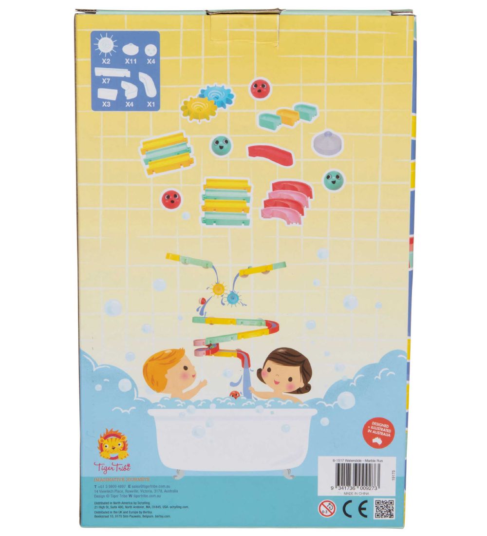 Tiger Tribe Bath Toy - 21 Parts - Waterslide