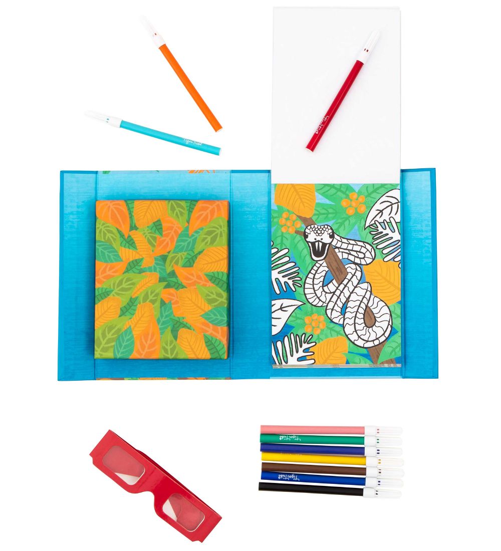 Tiger Tribe Colouring Set - 3D - Fierce Creatures