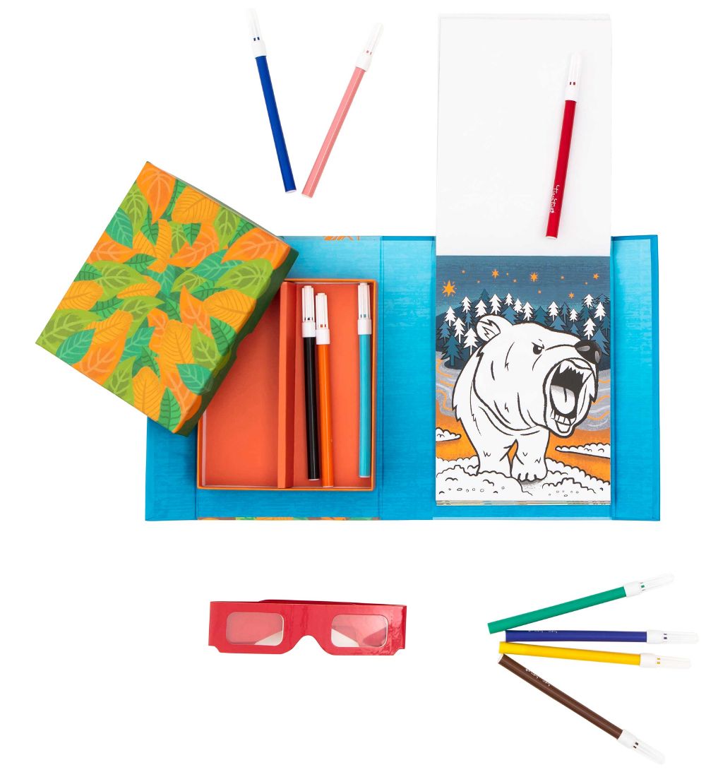 Tiger Tribe Colouring Set - 3D - Fierce Creatures