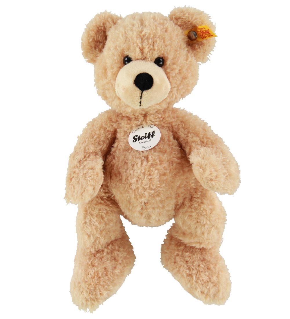 Steiff Soft Toy in Suitcase - Fynn - 28 cm - Beige